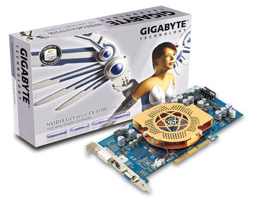 GIGABYTE GeForce FX 5700 Ultra NVIDIA GDDR2