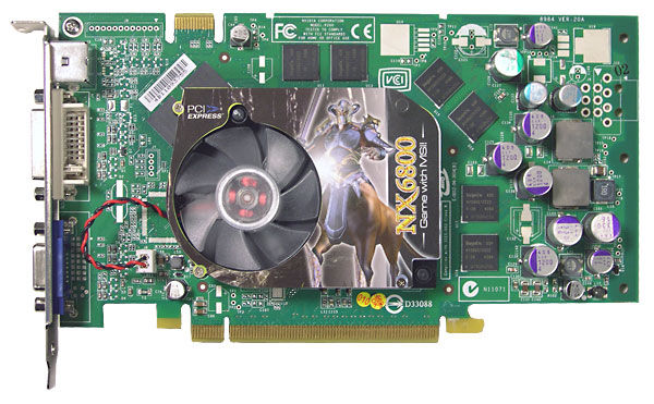 MSI NX6800-TD256E graphics card NVIDIA GDDR