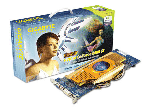 GIGABYTE GV-N68T256DH graphics card NVIDIA GDDR3