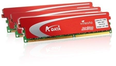 ADATA 3GB DDR3 PC3-10666 TC Kit memory module 3 x 1 GB 240-pin DIMM