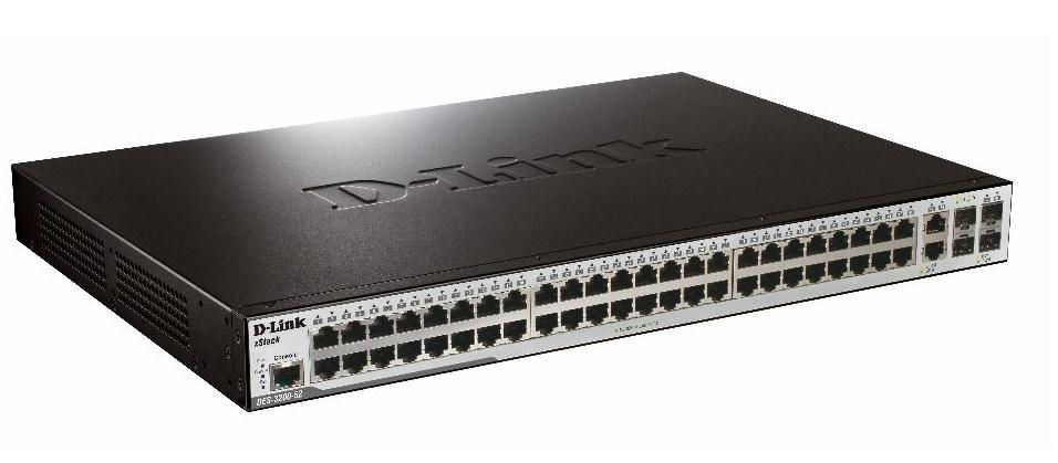 D-Link DES-3200-52 network switch Managed L2 1U Black