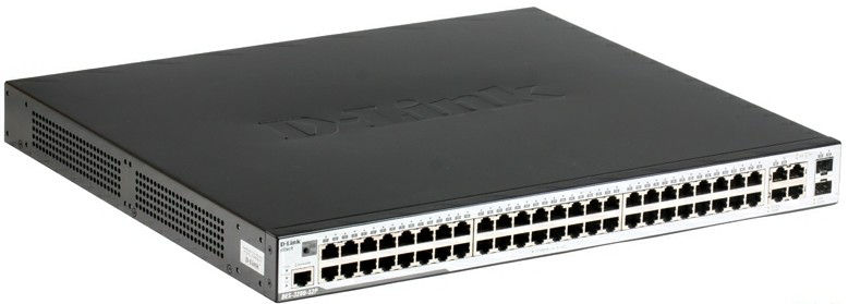 D-Link DES-3200-52P network switch Managed L2 Power over Ethernet (PoE) 1U