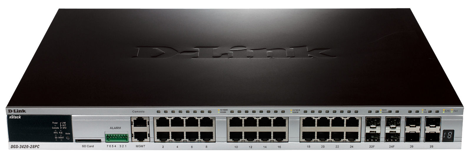 D-Link DGS-3420-28PC network switch Managed L2+ Power over Ethernet (PoE)