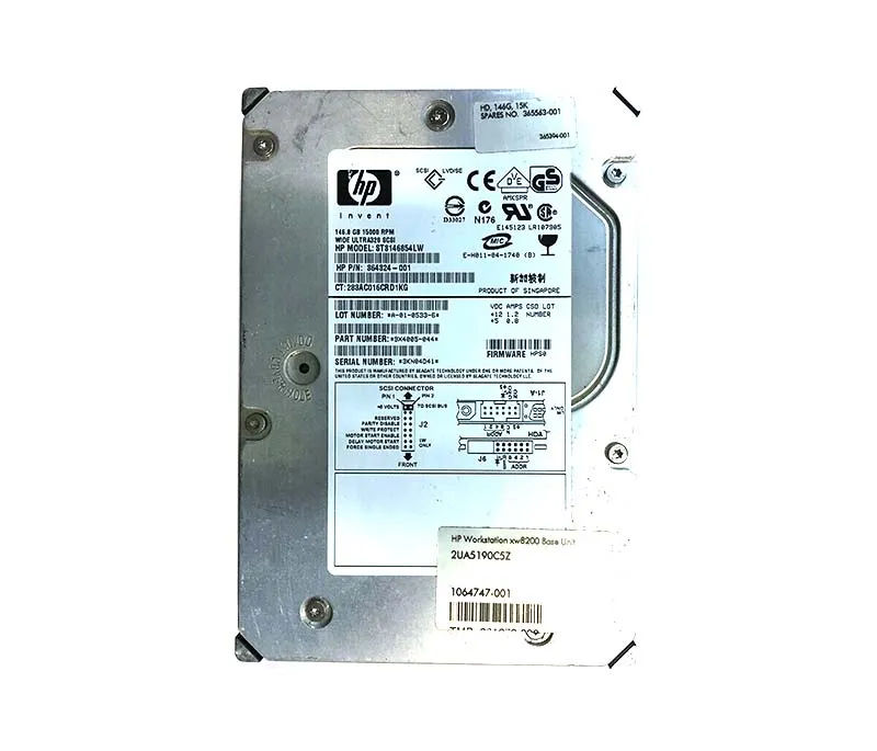 364324-001 - HP 146GB 15000RPM SCSI 320MB/s 3.5-in Hard Drive