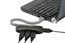 Targus 4-Port Smart USB Hub Black, Grey