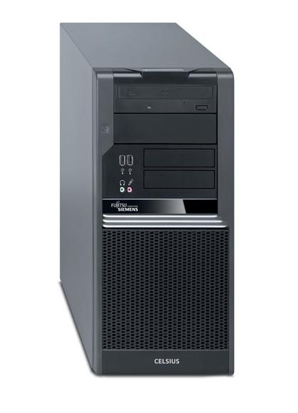 Fujitsu CELSIUS W370 Intel® Core™2 Quad 4 GB DDR2-SDRAM Tower Workstation Black