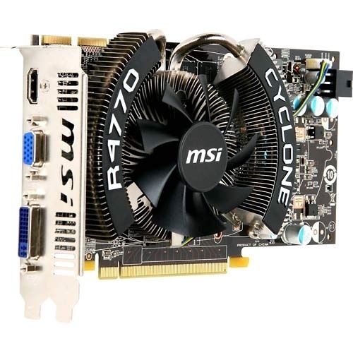 MSI R4770 CYCLONE graphics card AMD GDDR5