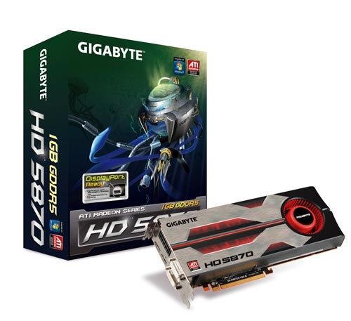 GIGABYTE GV-R587D5-1GD-B graphics card AMD 1 GB GDDR5
