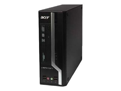 Acer Veriton X480G Pentium Dual-Core E5300 Intel® Pentium® 2 GB DDR3-SDRAM 320 GB Intel® GMA X4500 Windows 7 Professional SFF PC Black