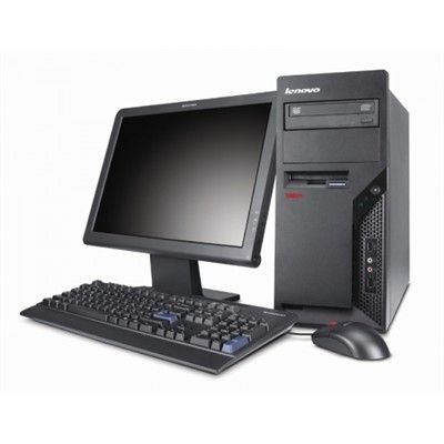 Lenovo ThinkCentre M58 Intel® Core™2 Quad Q8400 2 GB DDR3-SDRAM 320 GB Intel® GMA 4500M Windows Vista Business Tower PC Black