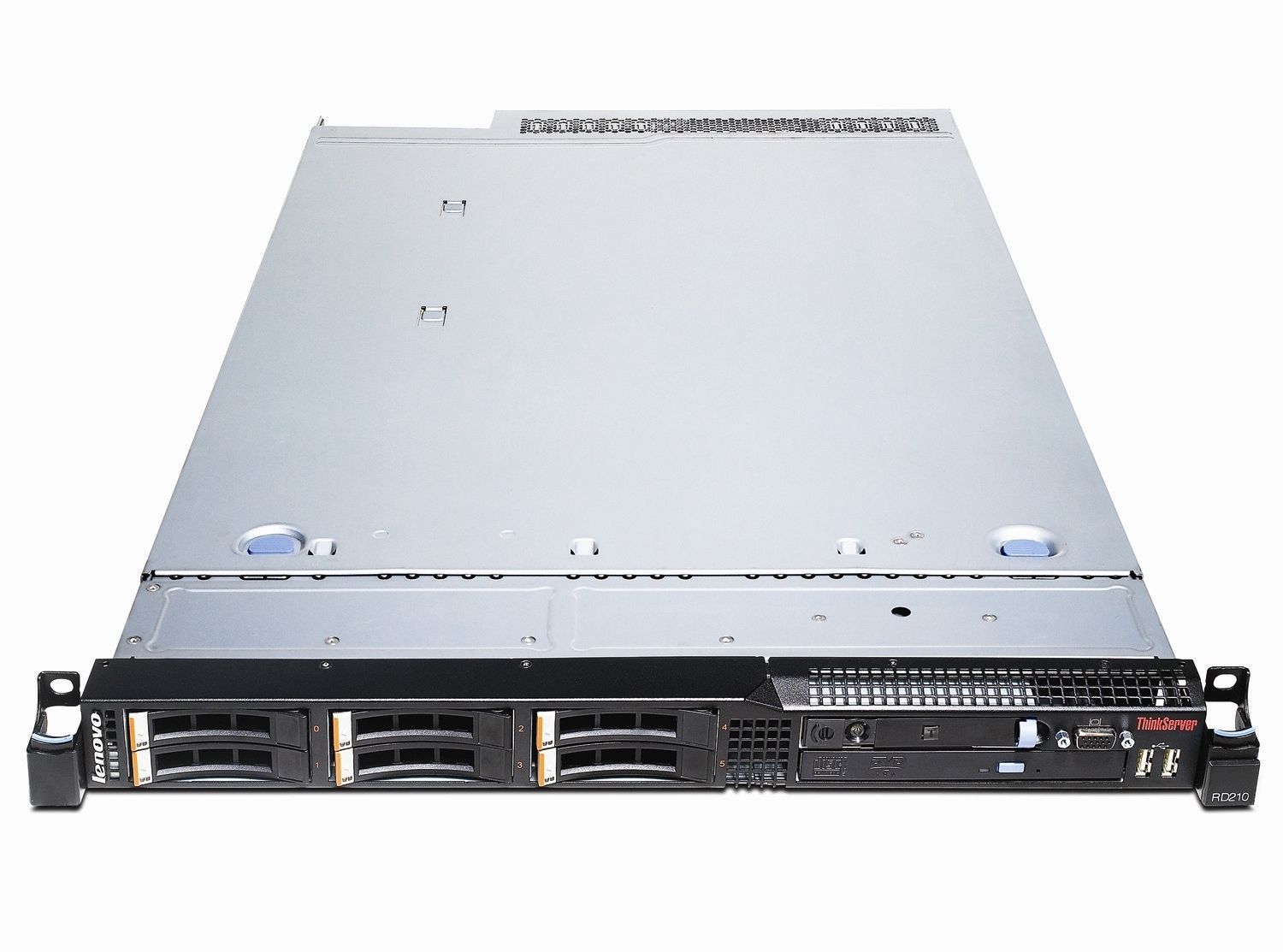 Lenovo ThinkServer RD210 server 0 GB Rack (1U) Intel® Xeon® 3000 Sequence X3430 2.4 GHz 2 GB DDR3-SDRAM