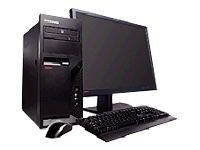 Lenovo ThinkCentre M58p Intel® Core™2 Quad Q9400 4 GB DDR3-SDRAM 500 GB NVIDIA Quadro FX 370 Windows Vista Business Tower PC Black