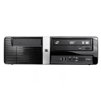 HP Compaq dx2810 Intel® Core™2 Duo E7500 0 GB DDR2-SDRAM 320 GB Intel® GMA X4500HD Windows Vista Business SFF PC Black