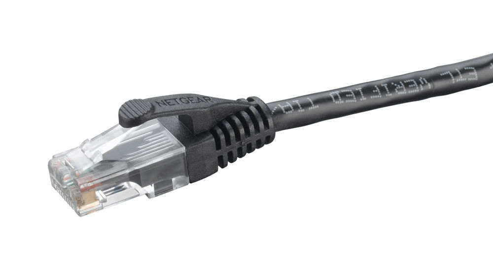 NETGEAR Cat5e Network Cables: Black, 2.0 m networking cable 2 m