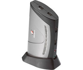 Targus USB 2.0 7-Port Hub 480 Mbit/s Black, Grey