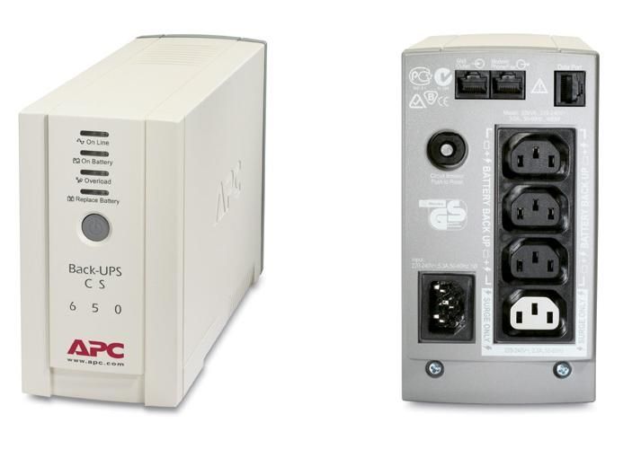 APC BK650-AS uninterruptible power supply (UPS) 0.65 kVA 400 W