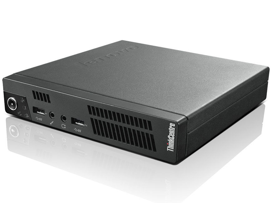 Lenovo ThinkCentre M72e Tiny Intel Pentium G G2030T 4 GB DDR3-SDRAM 320 GB HDD Windows 7 Professional Mini PC Black