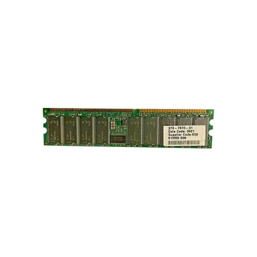 370-7670 - Sun 512MB RDIMM 184-Pin Memory Module