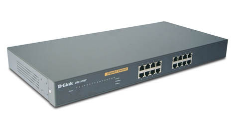 D-Link Switch 16xG+F+ENet RJ45 19"