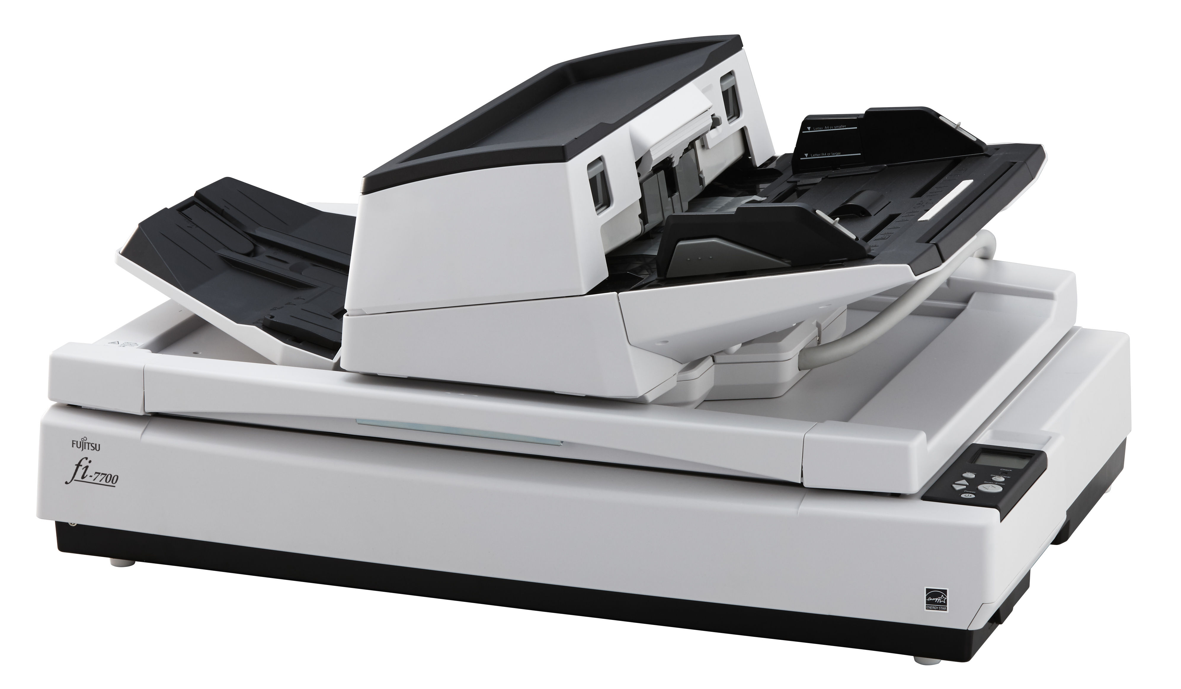 Fujitsu FI-7700 Flatbed & ADF scanner 600 x 600 DPI A3 Black, White
