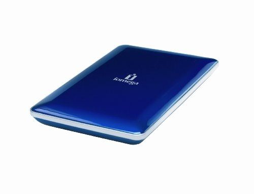 Iomega eGo 320GB Portable HDD external hard drive 5400 RPM Blue