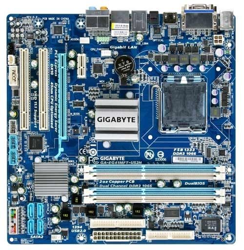 GIGABYTE GA-EG41MFT-US2H motherboard LGA 775 (Socket T) micro ATX