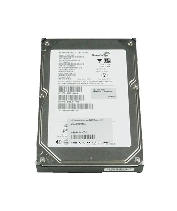 371579-001 - HP 40GB 7200RPM SATA 1.5Gb/s 3.5-in Hard Drive