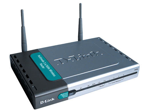 D-Link Router 4xF+ENet Wless 54 22Mbps Dualband wireless router
