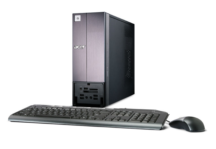 Acer Aspire X5810 Intel® Core™2 Quad Q8300 4 GB DDR3-SDRAM 750 GB AMD Radeon HD 4650 Windows 7 Home Premium SFF PC