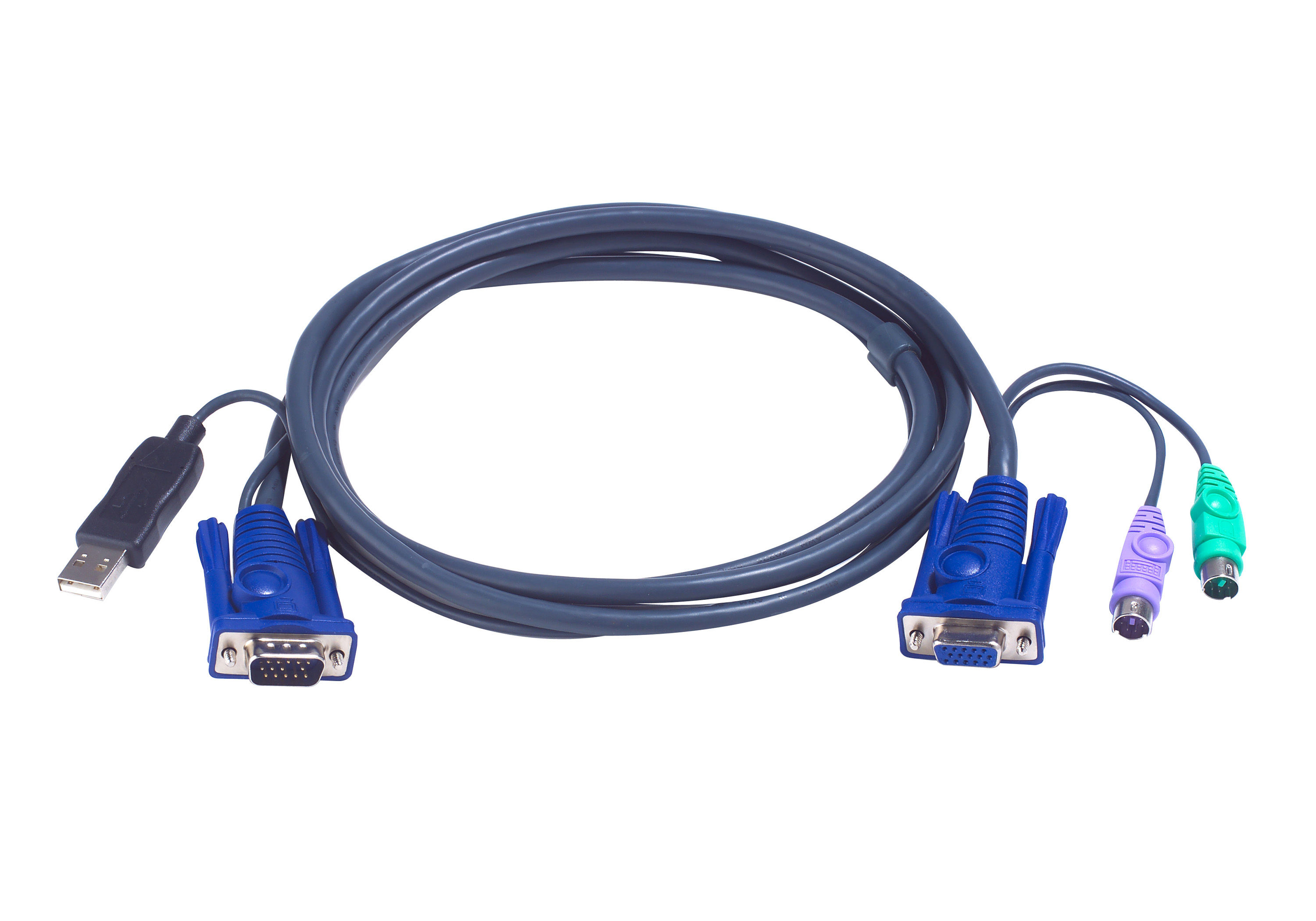ATEN 2L5503UP KVM cable Black 3 m