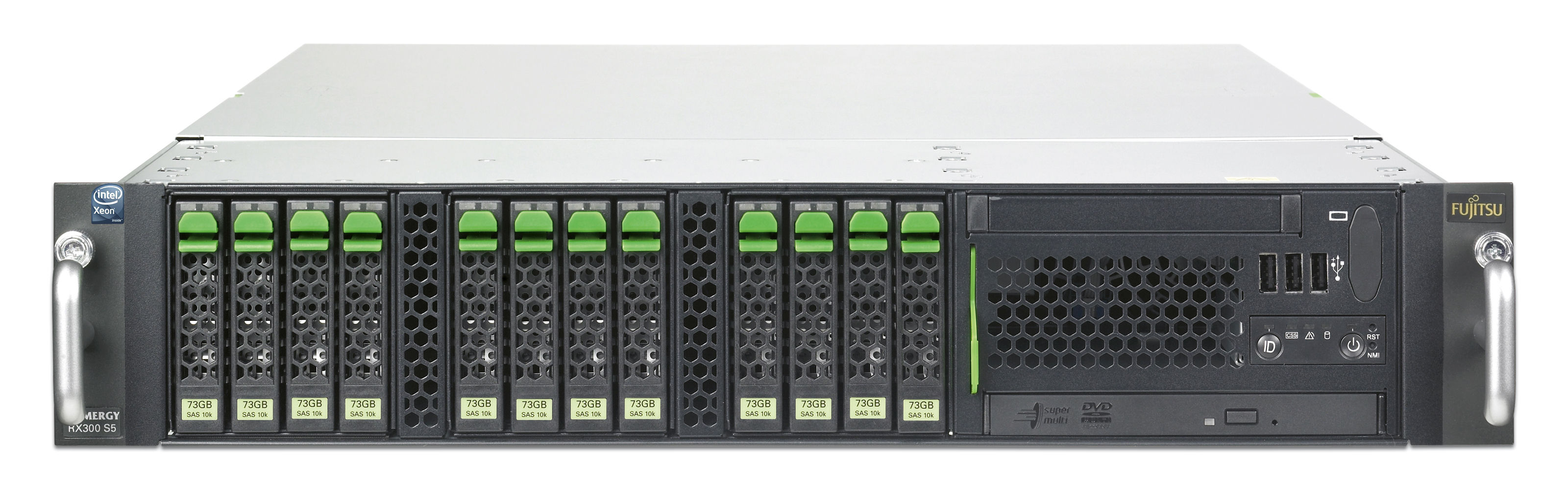 Fujitsu PRIMERGY RX300 S5 server 292 GB Rack (2U) Intel® Xeon® 5000 Sequence E5520 2.26 GHz 8 GB DDR3-SDRAM