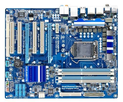 GIGABYTE GA-P55-UD3P motherboard Intel® P55 LGA 1156 (Socket H) ATX