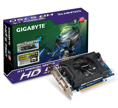 GIGABYTE GV-R575D5-1GD graphics card AMD 1 GB GDDR5