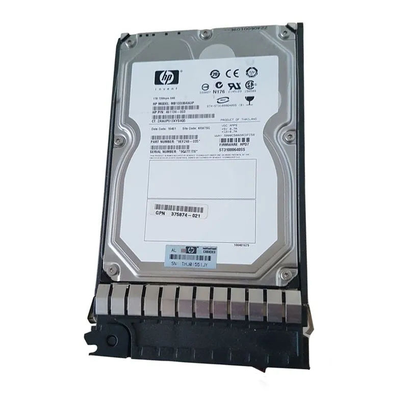 375874-021 - HP 1TB 7200RPM SAS 3Gb/s 3.5-in Hard Drive