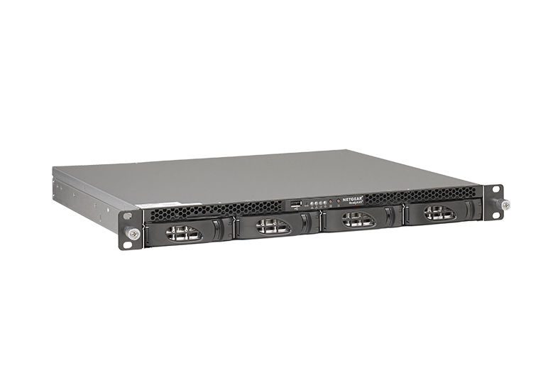 NETGEAR ReadyNAS 3138 1U Rackmount Network Storage, 4-bay Diskless NAS Intel Atom® C2558 4 GB ReadyNAS OS Black