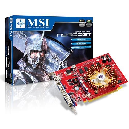 MSI V157-008R graphics card GeForce 9500 GT 1 GB GDDR2