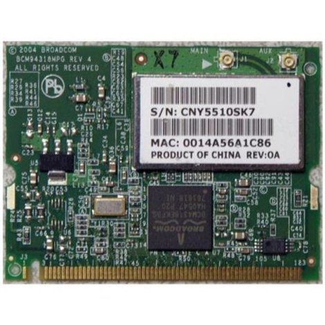 HP 377325-001 Mini PCI-Express 54G WiFi 802.11a/b/g/n Wireless LAN Network Interface Card