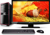 HP Pavilion Elite HPE-053uk + CQ1859s Intel® Core™ i5 i5-750 6 GB DDR3-SDRAM 640 GB NVIDIA® GeForce® GT 220 Windows 7 Home Premium Micro Tower PC