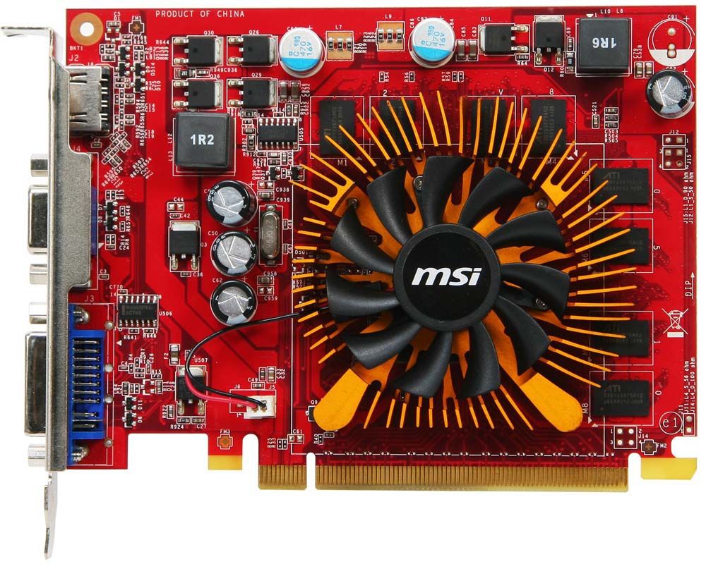 MSI V805-014R graphics card GeForce GT 220 1 GB GDDR2
