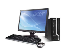 Acer Veriton X480G Intel® Pentium® E5400 2 GB DDR3-SDRAM 160 GB Intel® GMA X4500 Windows 7 Professional SFF PC