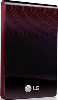 LG 500GB XD1 external hard drive 5400 RPM 2.5" Red