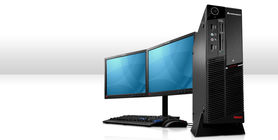 Lenovo ThinkCentre A58 + ThinkVision L2240p Intel® Core™2 Duo E8400 2 GB DDR2-SDRAM 320 GB Intel® GMA 4500M Windows XP Professional SFF PC