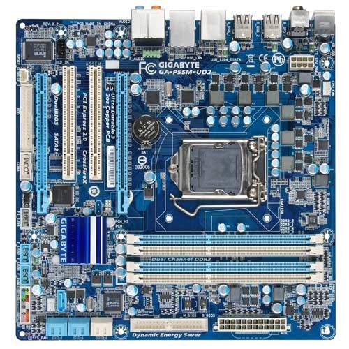 GIGABYTE GA-P55M-UD2 LGA 1156 (Socket H) micro ATX