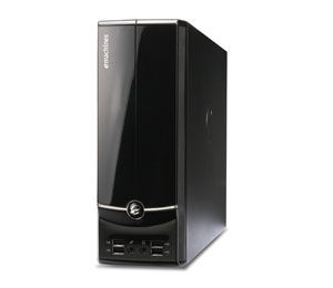Acer eMachines EL1600 Intel Atom® 1 GB DDR2-SDRAM 160 GB Intel® GMA 950 Windows XP Home Edition Micro Tower PC Black