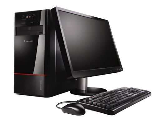 Lenovo IdeaCentre H210 Intel® Core™2 Duo E7400 2 GB DDR2-SDRAM 320 GB Intel® GMA 950 Windows 7 Home Basic Mini Tower PC Black