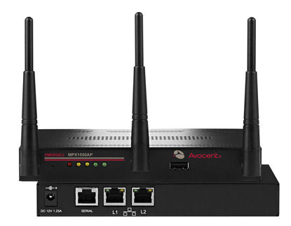 Vertiv MPX 1550 Access Point KVM switch Black