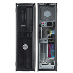 DELL OptiPlex 760DT Intel® Core™2 Duo E7500 3 GB DDR2-SDRAM 250 GB Intel® GMA 4500M Windows 7 Professional Desktop PC Black