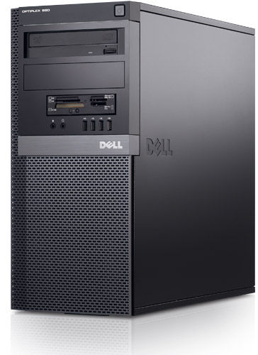 DELL OptiPlex 960MT Intel® Core™2 Duo E8500 4 GB DDR2-SDRAM 250 GB Intel® GMA 4500M Windows 7 Professional Mini Tower PC Black