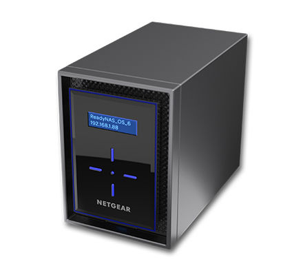 NETGEAR ReadyNAS 422 NAS Desktop 2 GB DDR4 12 TB HDD Black