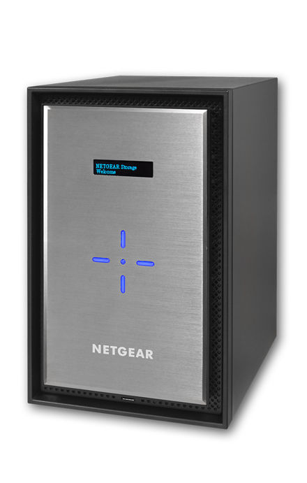 NETGEAR ReadyNAS 528X NAS Desktop Intel® Pentium® D1508 4 GB DDR4 32 TB HDD Black, Silver